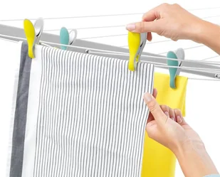 Brabantia Produkty marki Klamerki do prania miętowe i żółte 8 szt - Akcesoria łazienkowe - miniaturka - grafika 4