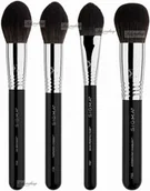 Pędzle do makijażu - Sigma STUDIO BRUSH SET - 4 PREMIUM FACE BRUSHES - Zestaw 4 pędzli do makijażu twarzy - miniaturka - grafika 1