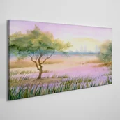 Obrazy i zdjęcia - PL Coloray Obraz Canvas akwarele drzewo woda 100x50cm - miniaturka - grafika 1