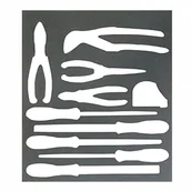 Narzędzia warsztatowe - Bahco MODUŁ szczypce do ff1 °F5001 pilniki i taśma miernicza 2/3 10-częściowy (FF1F5001) - miniaturka - grafika 1