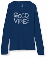 Koszulki sportowe męskie - Odlo Unisex dziecięca koszulka Bl Top Crew Neck L/S Active Warm Trend Kids wielokolorowa Estate Blue - Graphic Fw20 140 150519 - miniaturka - grafika 1
