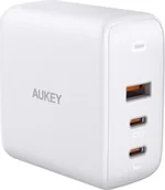 Ładowarki do telefonów - Aukey Ładowarka PA-B6S White Omnia Mix GaN ładowarka sieciowa 3xUSB 2xUSB C+1xUSB A 90W PA-B6S White - miniaturka - grafika 1