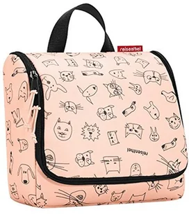 Reisenthel Kosmetyczka kids Toiletbag cats and dogs rose RWH3064 - Kosmetyczki, organizery i kuferki - miniaturka - grafika 2