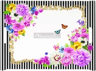 Tace i patery - Nuova Cer Easy life r2s TACA DESEROWA - FLOWER GLAMOUR (200 GLUR) - miniaturka - grafika 1