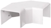 Kanały kablowe - Kopos Naroże płaskie 25.2x20.2mm 90 kremowo-biały LHD 25x20 8913 - miniaturka - grafika 1