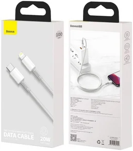 BASEUS BASEUS DATA PD20W KABEL USB-C DO LIGHTNING 1M BIAŁY 17062 - Kable komputerowe i do monitorów BASEUS BASEUS DATA PD20W KABEL USB-C DO LIGHTNING 1M BIAŁY 17062 - Kable komputerowe i do monitorów - miniaturka - grafika 11