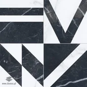 Płytki ceramiczne - GayaFores Velvet Geo Negro 33,15x33,15 velvet_geo - miniaturka - grafika 1