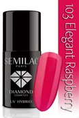 Lakiery hybrydowe - Semilac Lakier Hybrydowy Semilac 103 Elegant Raspberry - 7 Ml 4821 - miniaturka - grafika 1