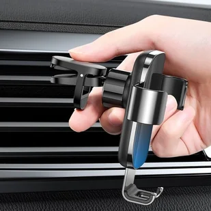 Baseus Glaze Uchwyt samochodowy grawitacyjny do telefonu na kratkę nawiewu czarny SUYL-LG01 - Uchwyty samochodowe do telefonów Baseus Glaze Uchwyt samochodowy grawitacyjny do telefonu na kratkę nawiewu czarny SUYL-LG01 - Uchwyty samochodowe do telefonów - miniaturka - grafika 5