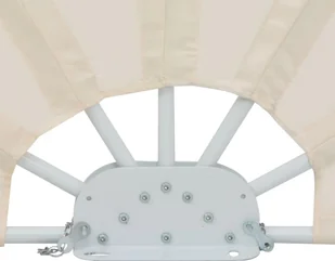 vidaXL Składana markiza ogrodowa, 200 cm, kremowa - Markizy - miniaturka - grafika 18