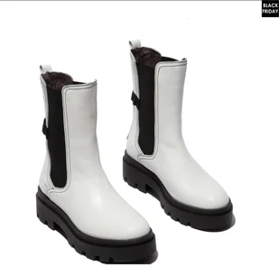 Fly London Botki JUDY 819 White Nappa P144819001 P144819001 - Botki damskie - miniaturka - grafika 2