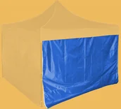 Pawilony ogrodowe - Expodom Ściana boczna 3m do konstrukcji z profilu sześciokątnego, Niebieski - miniaturka - grafika 1