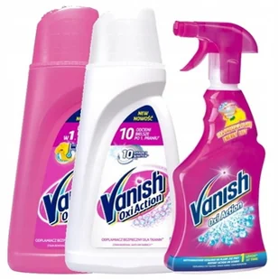 Vanish Oxi odplamiacz tkanin Spray 500ml, 2L Żel - Środki do prania - miniaturka - grafika 2