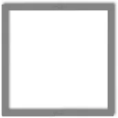 Klawisze i ramki - Karlik Deco szary mat ramka wypełniająca x1 serii DECO 27DRW-1 27DRW-1 - miniaturka - grafika 1