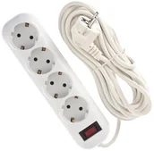 Przedłużacze i rozgałęźniki - HBF Bellight 4 GNIAZDA 1,5M LISTWA ZASILAJĄCA z/u WYŁĄCZNIK 13163430 13163430 - miniaturka - grafika 1