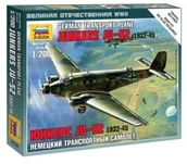 Modele do sklejania - Zvezda German Transport Plane Junkers JU-52 MZV-6139 - miniaturka - grafika 1