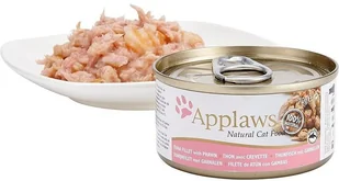 Applaws Cat Tuńczyk z krewetkami 70g PUSZKA - Mokra karma dla kotów - miniaturka - grafika 2