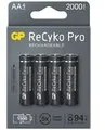 Ładowarki i akumulatory - GP Batteries 4 x akumulatorki AA R6 ReCyko Pro Ni-MH 2000mAh 210AAHCB-5EB4 - miniaturka - grafika 1