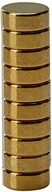 Dekoracje domu - first4magnetsTM first4magnets terapii f415g 10 złota próby  platerowane wyciągnąć magnes dołki na North Face, 0,36 kg, opakowanie z 10, metalowy, średnica 4 MM X 1,5 MM grubości F415G-10 - miniaturka - grafika 1