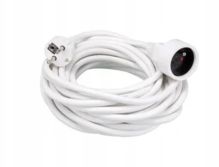 HBF Elektryczny Biały 10m - Przedłużacze i rozgałęźniki - miniaturka - grafika 3