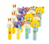 Grzechotki dla dzieci - Smily Miękka Grzechotka Piszczek Zwierzaki Play - miniaturka - grafika 1