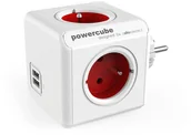 Przedłużacze i rozgałęźniki - Allocacoc Listwa PowerCube Original USB Czerwona - Darmowe płatności online! 2202RD/FROUPC - miniaturka - grafika 1