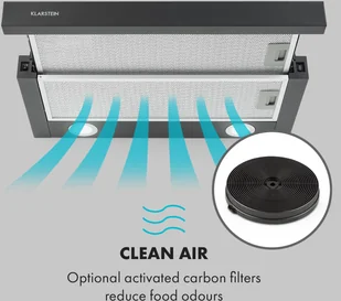 Klarstein CGCH5-Viola-BK - Okapy kuchenne - miniaturka - grafika 7