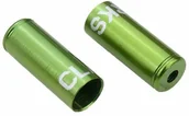 Części rowerowe - Clark''s Końcówki pancerza przerzutki Clarks 4mm CNC aluminium zielone CP-G-01-DP 115025 - miniaturka - grafika 1