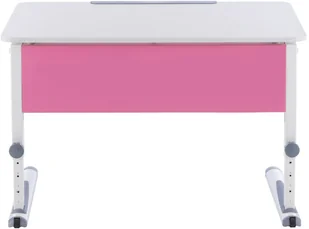Kettler biurko LOGO UNO X, blat biały, stelaż biały, korpus różowy, 0W10201-2020 - Biurka dla dzieci - miniaturka - grafika 4