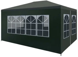 vidaXL Namiot imprezowy, 3 x 4 m, zielony - Pawilony ogrodowe - miniaturka - grafika 17