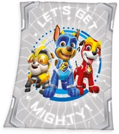 Koce i narzuty dla dzieci - Koc Paw Patrol Mighty Pups, 130 x 160 cm - miniaturka - grafika 1