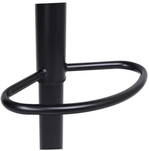 Krzesło barowe ARAKO BLACK aksamitne czarne VELVET - Taborety i hokery - miniaturka - grafika 11