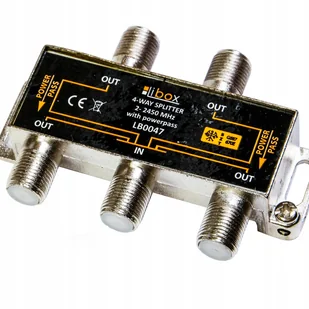 Sat Libox Rozgałęźnik splitter TV 4 wyjścia LB0047 Libox - Rozgałęźniki i multiswitche do TV-SAT - miniaturka - grafika 3