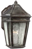 Lampy ogrodowe - Feiss Kinkiet LAMPA elewacyjna FE/LONDONTOWNE Elstead klasyczna OPRAWA ścienna do ogrodu outdoor IP44 brąz przezroczysta FE/LONDONTOWNE - miniaturka - grafika 1