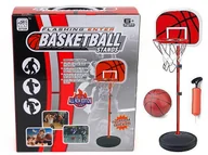 Zabawki i gry sportowe - ADAR ZESTAW DO GRY W KOSZYKÓWKĘ PIŁKA KOSZ DLA DZIECI 493506 - miniaturka - grafika 1