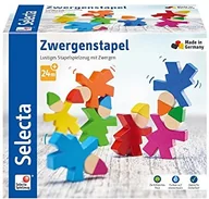 Sortery dla dzieci - Selecta 62039 krasnal układania, pudełka do układania do zabawy z drewna, 7 sztuki - miniaturka - grafika 1