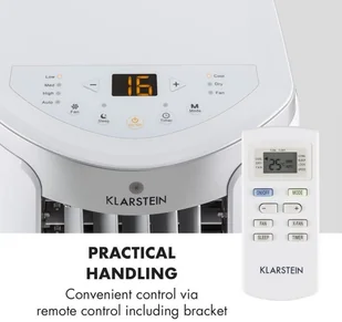 Klarstein New Breeze 7 Klimatyzacja 7000 BTU Klasa energetyczna A Pilot biała ACO6-NewBreeze7W - Klimatyzatory - miniaturka - grafika 9