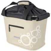 Liczniki rowerowe - Delux Blue Bird kosz-torba na kierownicę, szary 63359B - miniaturka - grafika 1