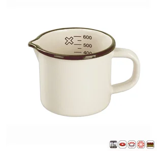 Orion Kubek emaliowany 0,7L KREMOWY 111817 - Kubki - miniaturka - grafika 2