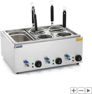 Royal Catering Warnik do makaronu z 4 koszami i pojemnikiem GN 1/3 temp 30-110°C RC-PM004 - Inne urządzenia gastronomiczne - miniaturka - grafika 7