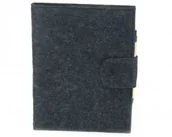 Dyplomy i okładki - Mio-Gusto Okładka filcowa z notesem Link - Mio Gusto, Kolor: Czarny 255-OK/A - miniaturka - grafika 1