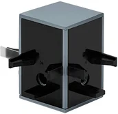 Lampy pozostałe - Eglo 98803 - Łącznik do oświetlenia w systemie szynowym TP CUBE - miniaturka - grafika 1