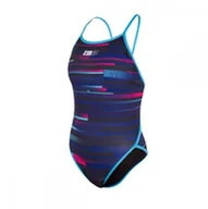 Stroje kąpielowe - ZEROD ZEROD Strój kąpielowy damski jednoczęściowy ONE PIECE REVOLUTION niebieski - miniaturka - grafika 1