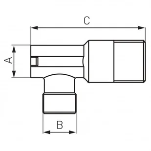 Ferro Zawór grzybkowy kątowy 1/2"x1/2" Z1212G Z1212G - Zawory i kraniki - miniaturka - grafika 2