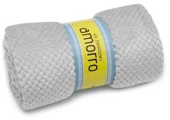 Darymex D.GRUCA I R.RĄCZKA SPÓŁKA JAWNA Koc z mikrofibry żakardowej Amorro, jasny popiel, 200x220 cm (1100878) - Koce - miniaturka - grafika 2