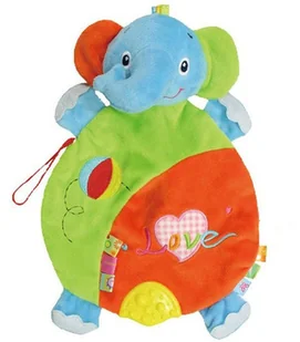 Funikids Przytulanka uspokajająca Słonik GXP-692509 - Zawieszki dla dzieci i niemowląt - miniaturka - grafika 2