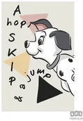 Wyposażenie pokoiku dziecięcego - Obraz Komar 101 Dalmatiner Angles WB001 WB001 - miniaturka - grafika 1