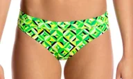 Stroje kąpielowe - Funkita majtki damskie SPORTS BRIEF Radioactive - miniaturka - grafika 1