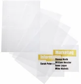 Artykuły biurowe - Durable komputerowy folii, które można etykietować Crystal Sign Refill, przezroczysty 483119 - miniaturka - grafika 1