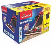 Akcesoria do odkurzaczy - Vileda 158575 Box System mop, zabawka z Strizzatorem, kostką, talerzem prostokątnym i 2 ręcznikami, Revolution 2 w 1, inne, wielokolorowe, 0,1 x 0,1 x 0,1 cm 158575 - miniaturka - grafika 1